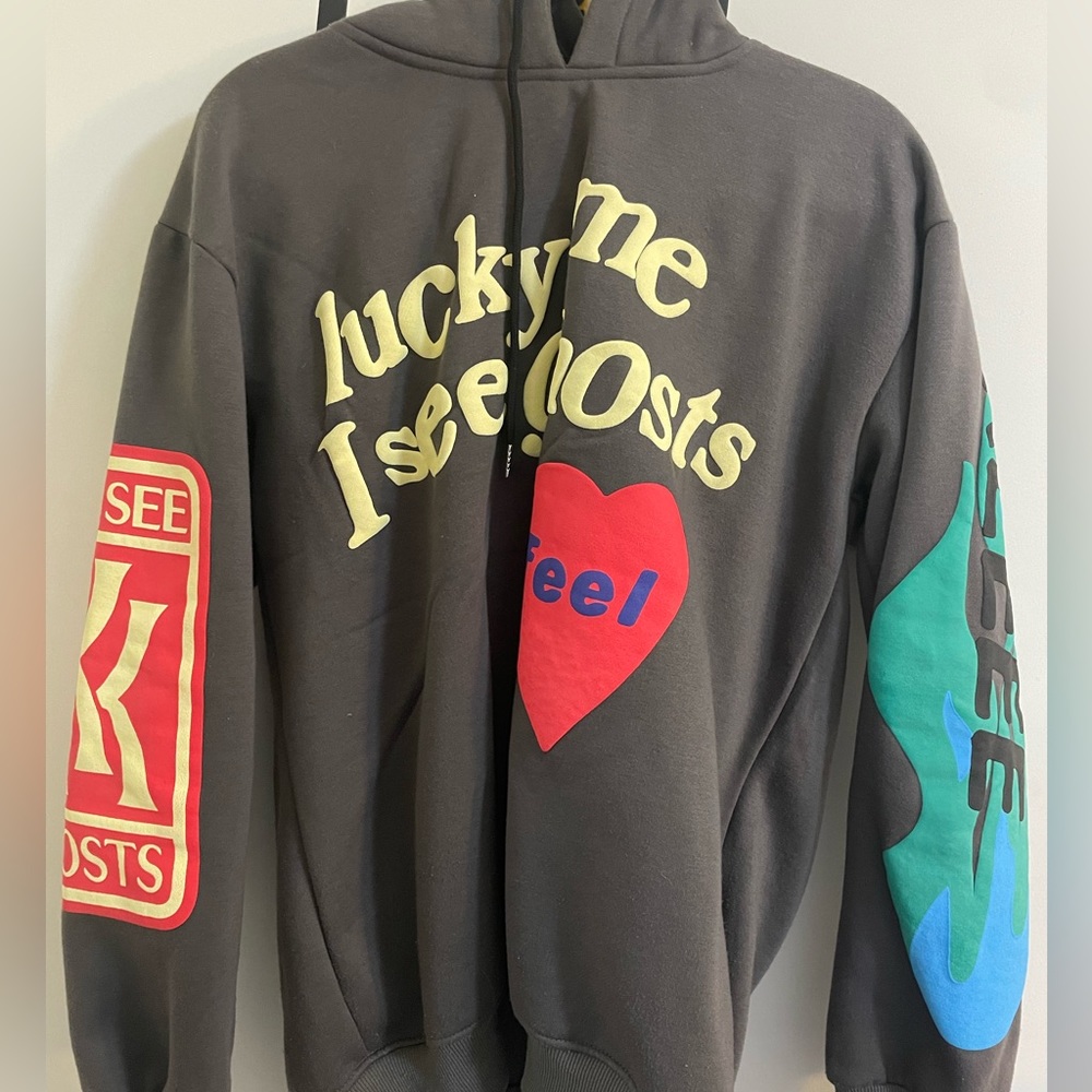 Kanye West streetstyle I see Ghosts hoodie from Etsy